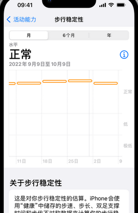 贡觉iPhone手机维修如何在iPhone开启'步行稳定性通知'