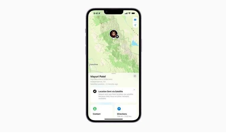贡觉苹果14维修分享iPhone14系列中 FindMy功能通过卫星分享位置方法教程 