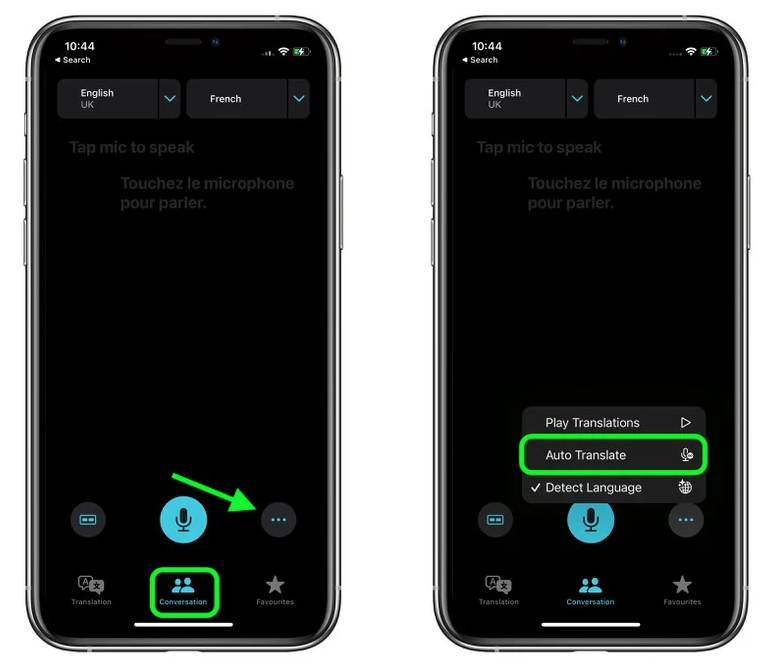 贡觉苹果手机维修分享iOS 15 “翻译” App 新改进 