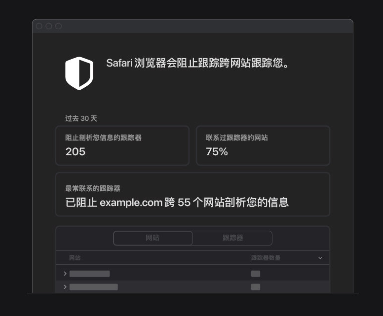 贡觉苹果手机维修分享如何在 Safari 浏览器中查看和打开隐私报告 